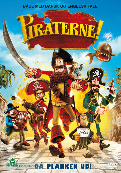 The Pirates! Band of Misfits - Danish DVD movie cover