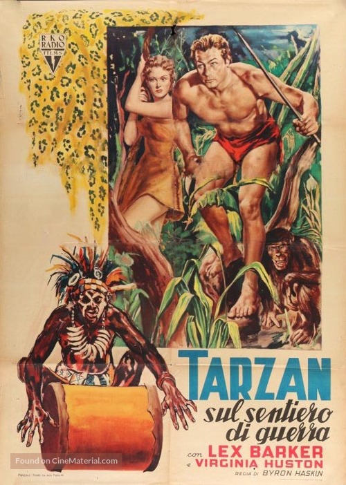 Tarzan&#039;s Peril - Italian Movie Poster