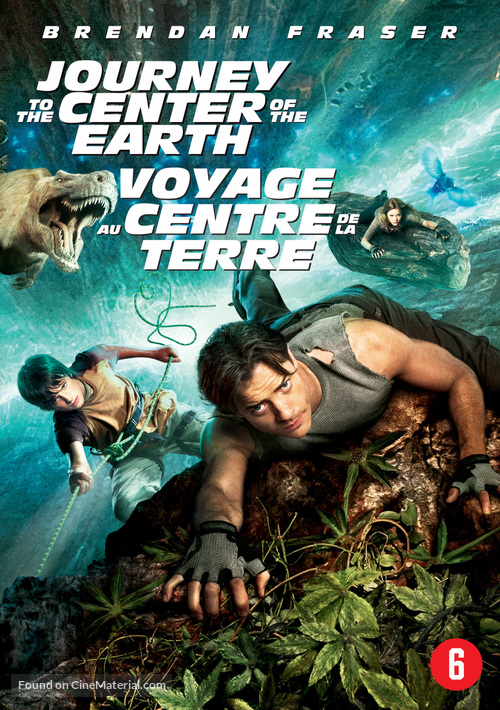 Journey to the Center of the Earth - Dutch DVD movie cover