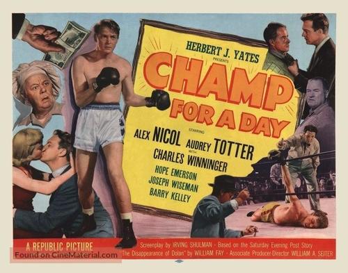 Champ for a Day - Movie Poster