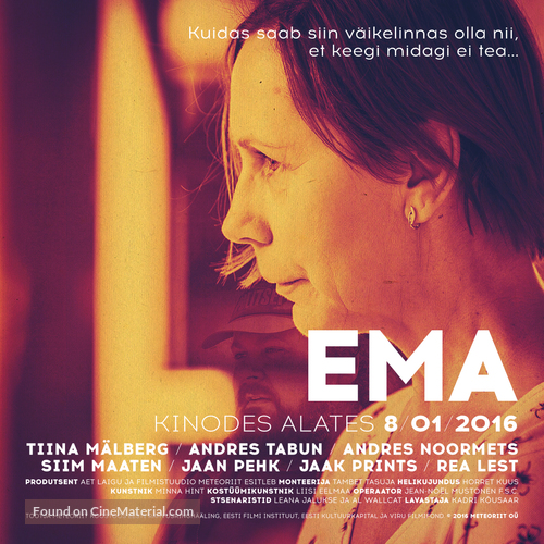 Ema - Estonian Movie Poster