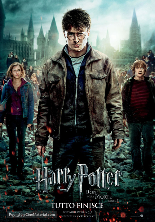 Harry Potter and the Deathly Hallows - Part 2 - Italian Movie Poster