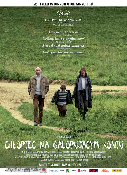 Chlopiec na galopujacym koniu - Polish Movie Poster