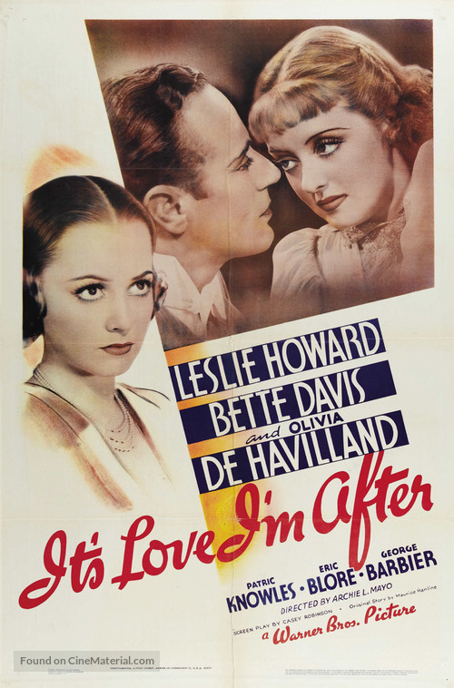 It&#039;s Love I&#039;m After - Movie Poster