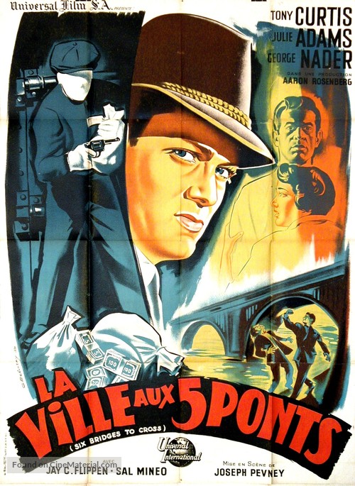 Six Bridges to Cross - French Movie Poster