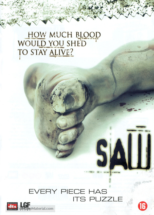 Saw - Dutch DVD movie cover