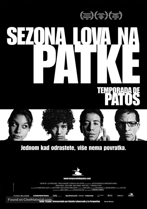 Temporada de patos - Croatian Movie Poster