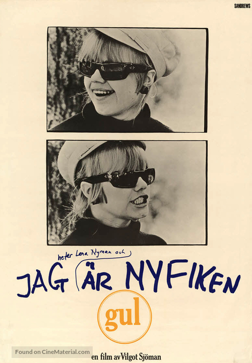 Jag &auml;r nyfiken - en film i gult - Swedish Movie Poster