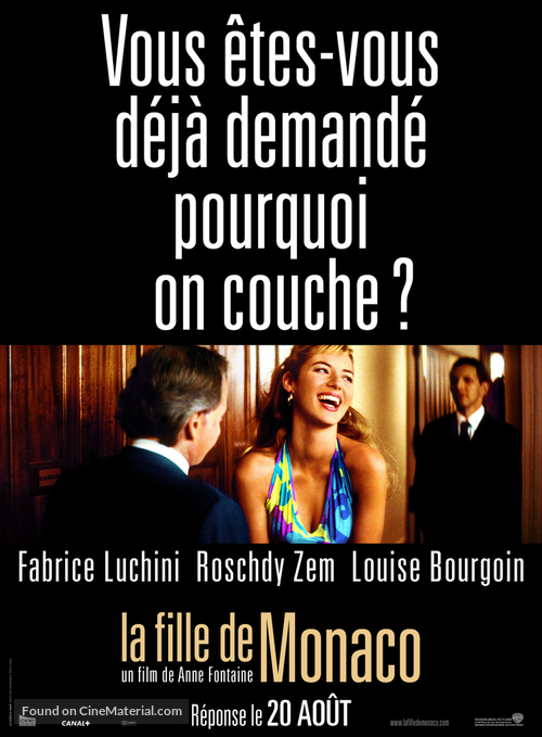 La fille de Monaco - French Movie Poster