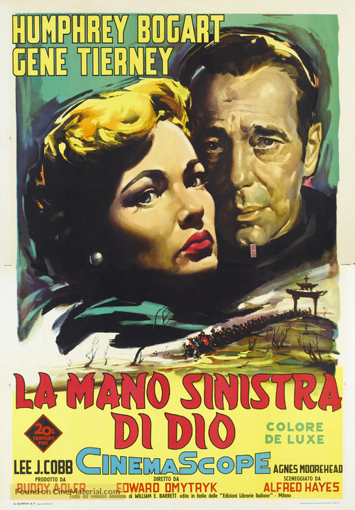 The Left Hand of God - Italian Theatrical movie poster