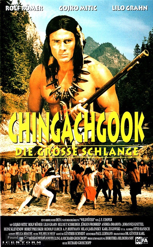 Chingachgook, die gro&szlig;e Schlange - German VHS movie cover