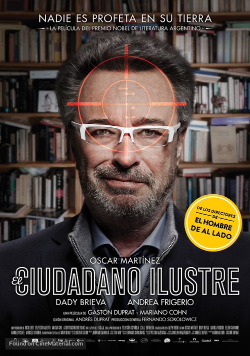 El ciudadano ilustre - Argentinian Movie Poster