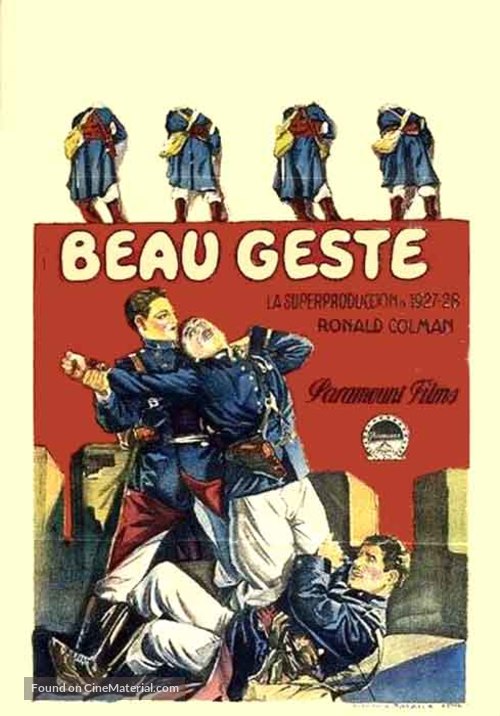 Beau Geste - French Movie Poster