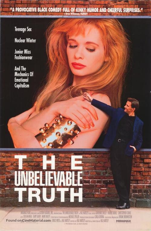 The Unbelievable Truth - Theatrical movie poster