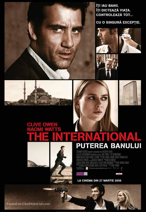 The International - Romanian Movie Poster