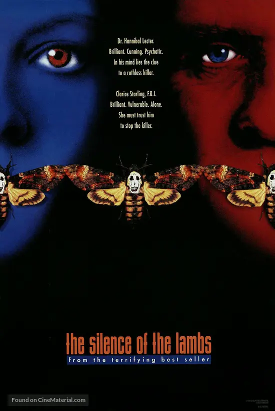 The Silence Of The Lambs (1991) movie poster The Silence Of The Lambs (1991) movie poster