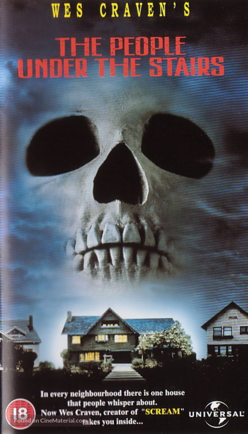 The People Under The Stairs - British VHS movie cover