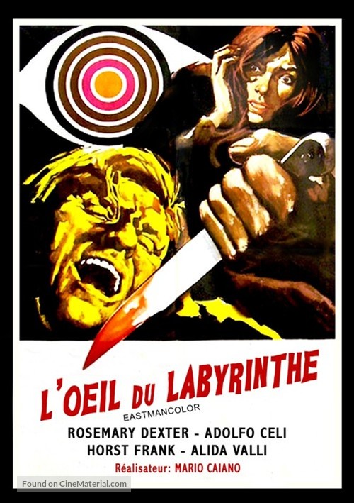 L&#039;occhio nel labirinto - French Movie Poster