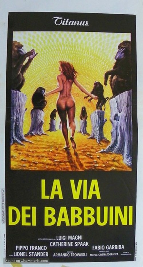 Via dei babbuini, La - Italian Movie Poster