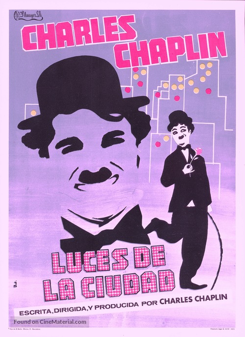 City Lights - Spanish Movie Poster