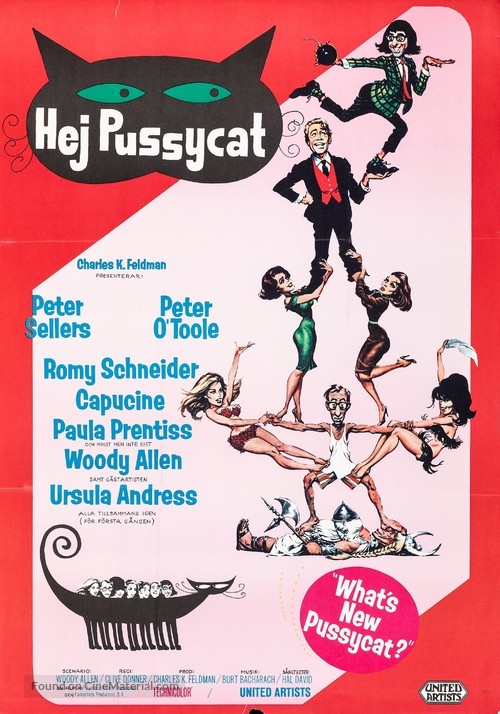 What&#039;s New, Pussycat - Swedish Movie Poster