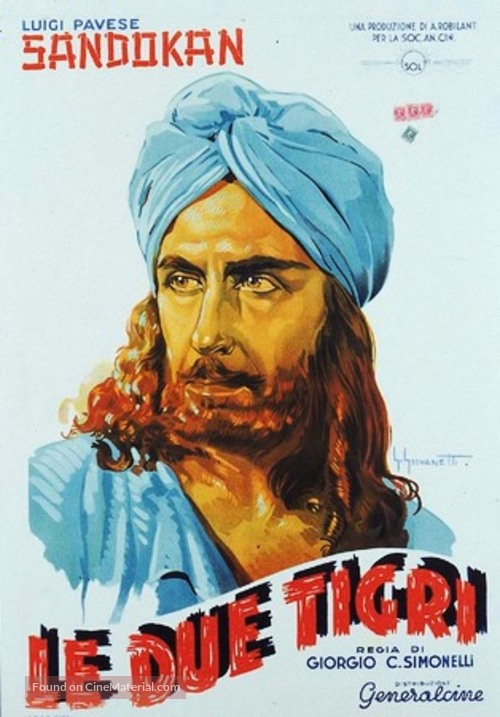 Le due tigri - Italian Movie Poster