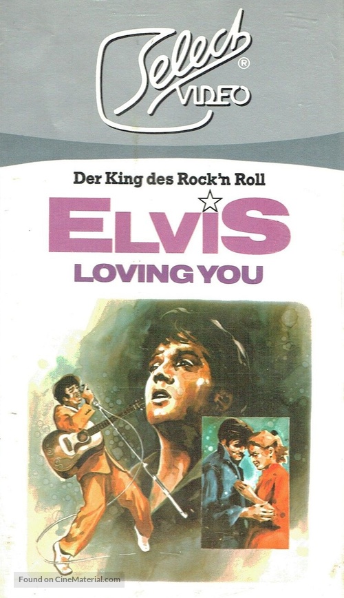 Loving You - German VHS movie cover