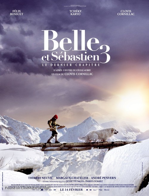 Belle et S&eacute;bastien 3, le dernier chapitre - French Movie Poster