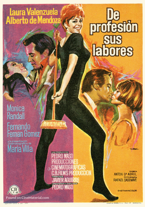 De profesi&oacute;n, sus labores - Spanish Movie Poster