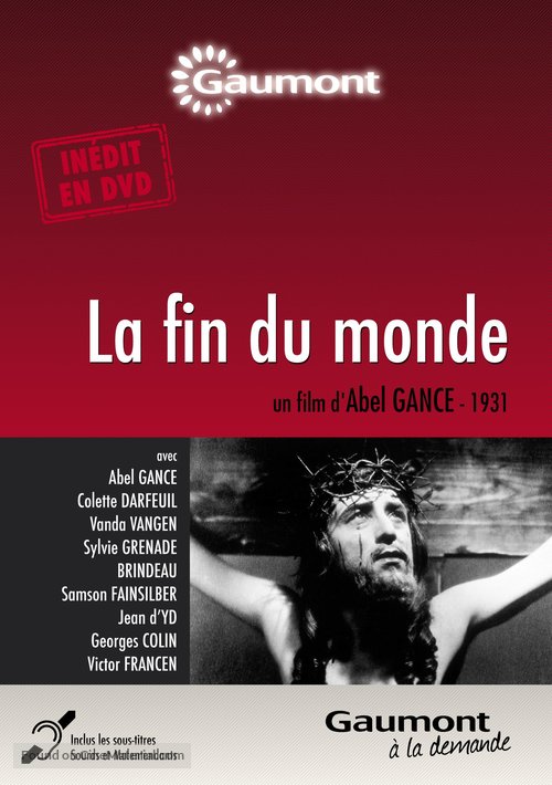 La fin du monde - French DVD movie cover