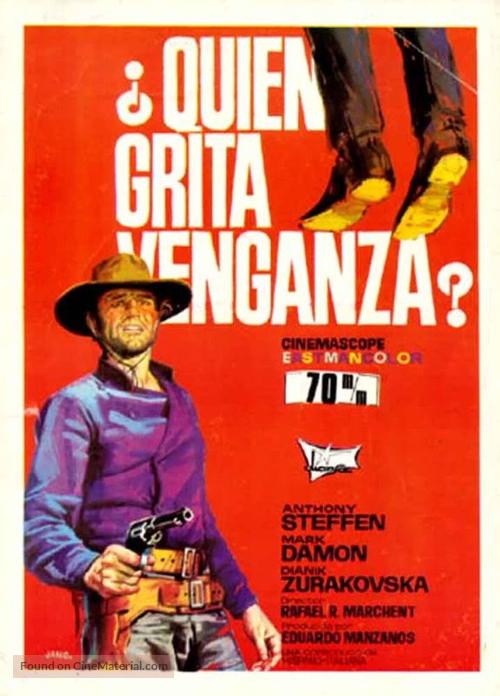 ¿Quién grita venganza? (1968) Spanish movie poster