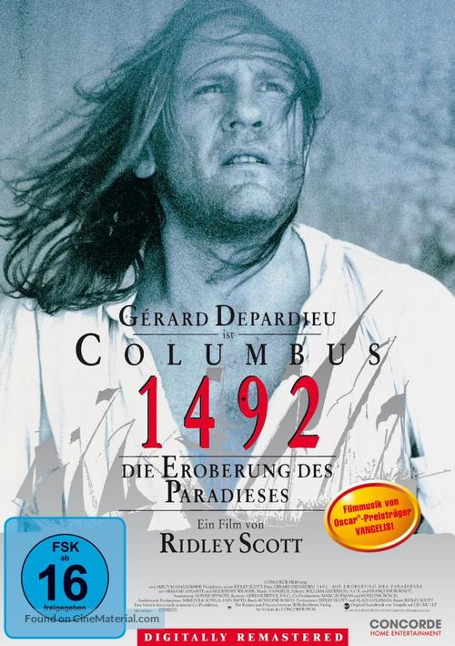 1492: Conquest of Paradise - German DVD movie cover