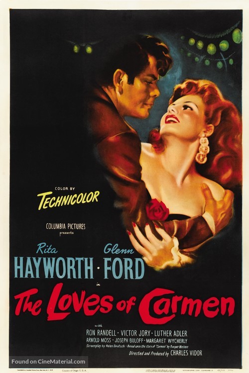 The Loves of Carmen - Movie Poster