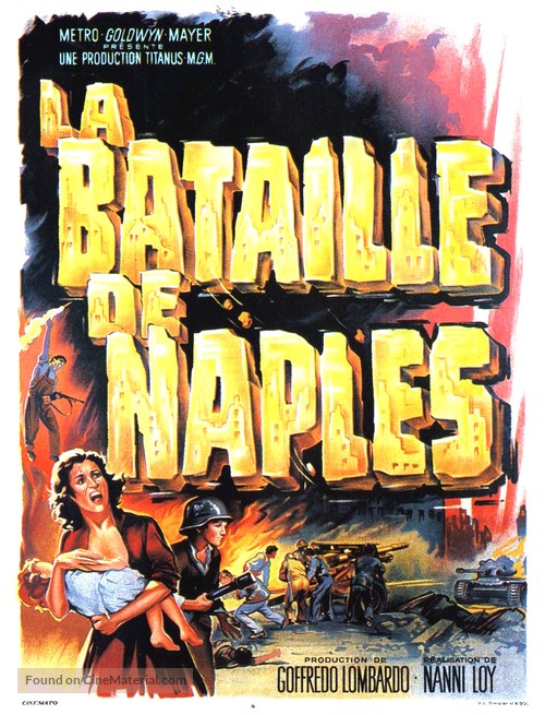 Le quattro giornate di Napoli - French Movie Poster