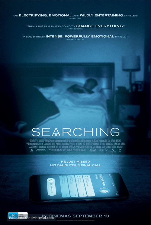 Searching - Australian Movie Poster