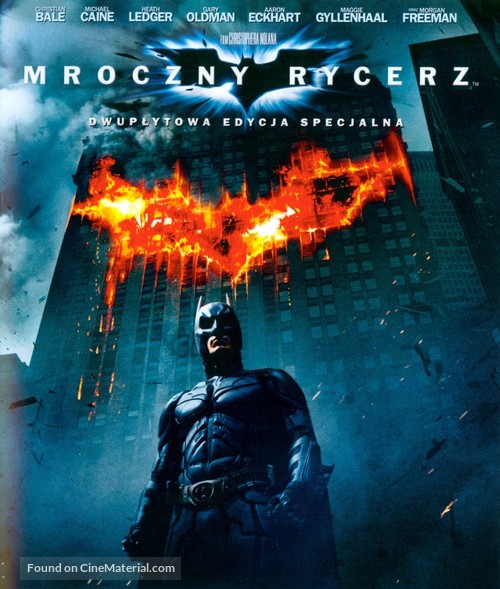 The Dark Knight - Polish Blu-Ray movie cover