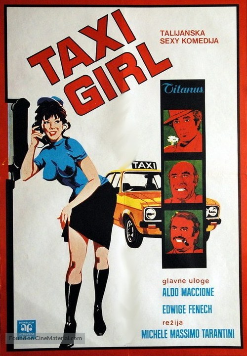 Taxi Girl - Yugoslav Movie Poster