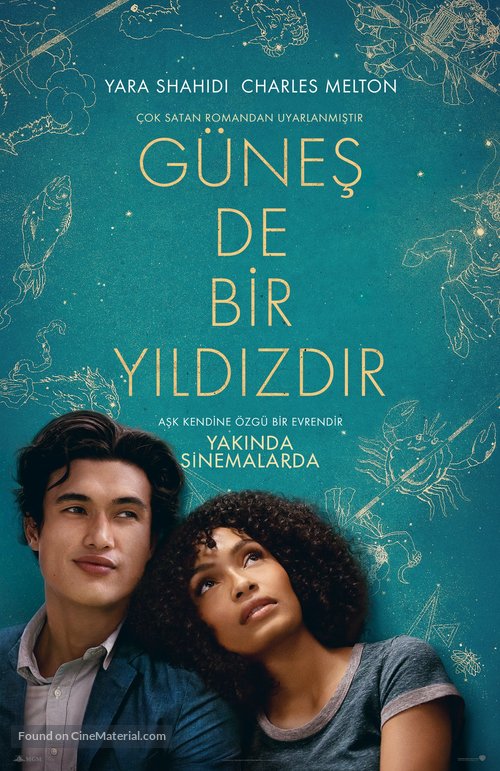 The Sun Is Also a Star - Turkish Movie Poster