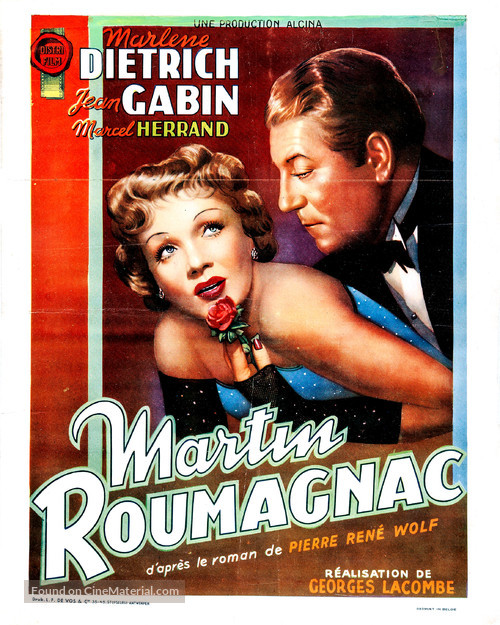Martin Roumagnac - Belgian Movie Poster