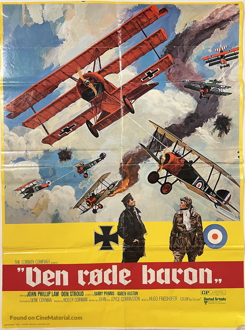 Von Richthofen and Brown - Danish Movie Poster