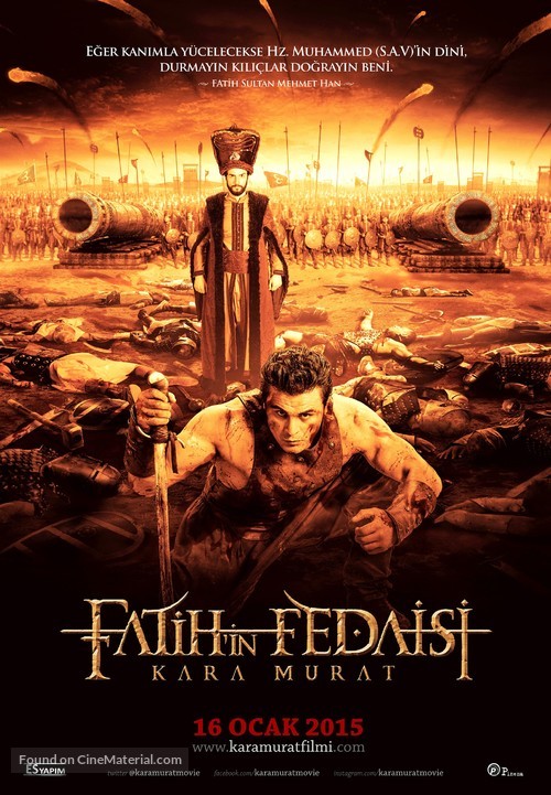 Fatih&#039;in Fedaisi Kara Murat - Turkish Movie Poster