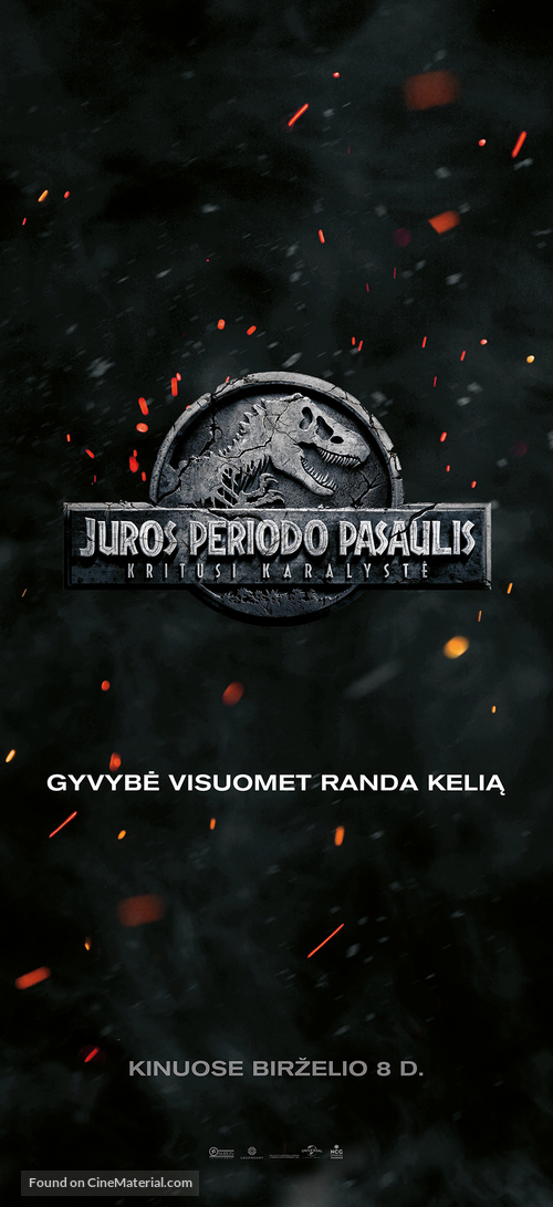 Jurassic World: Fallen Kingdom - Lithuanian Movie Poster