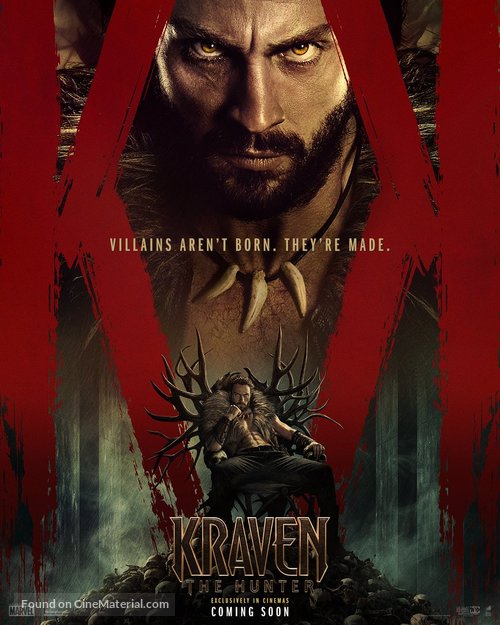 Kraven the Hunter - Malaysian Movie Poster