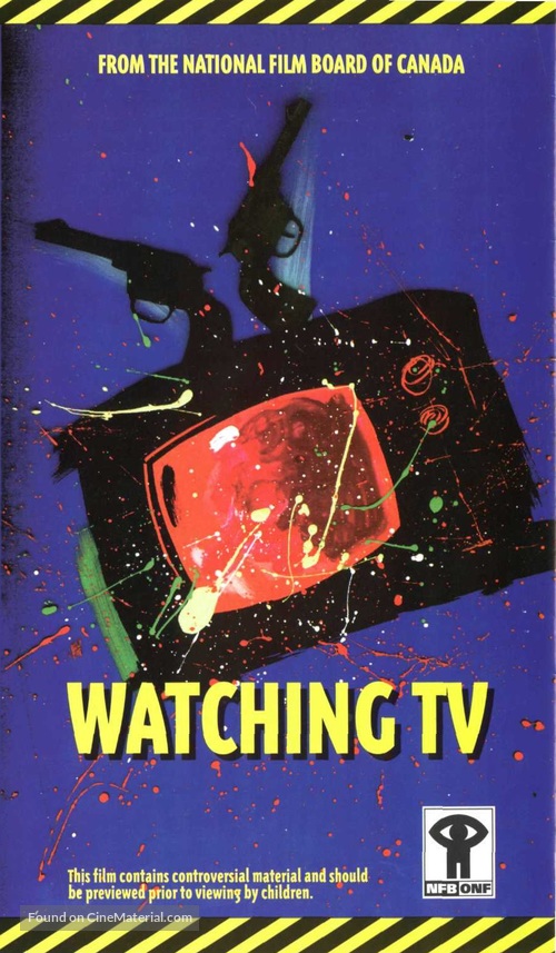 Watching TV - Canadian VHS movie cover