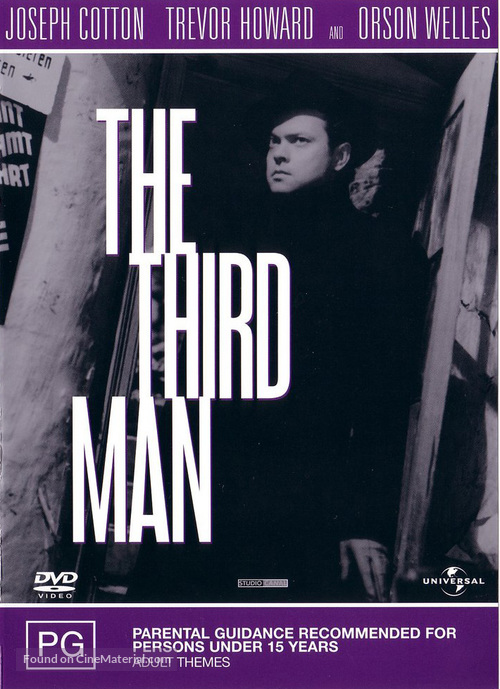 The Third Man - Australian DVD movie cover