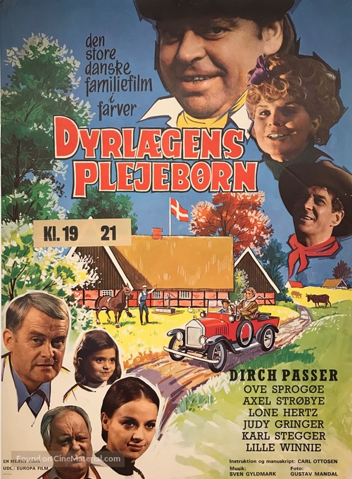 Dyrl&aelig;gens plejeb&oslash;rn - Danish Movie Poster