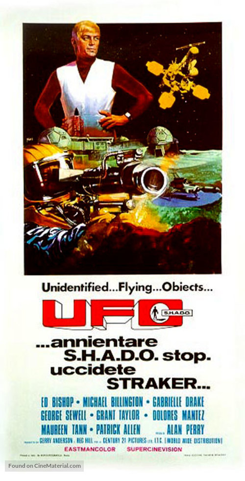 UFO... annientare S.H.A.D.O. stop. Uccidete Straker... - Italian Movie Poster