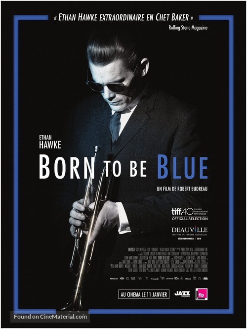 Born to Be Blue - French Movie Poster