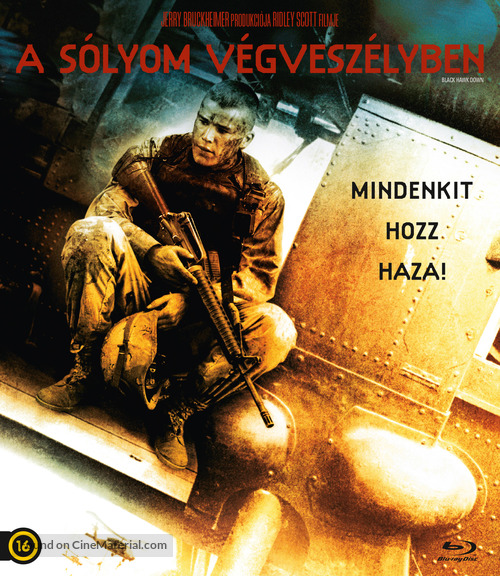 Black Hawk Down - Hungarian Movie Cover