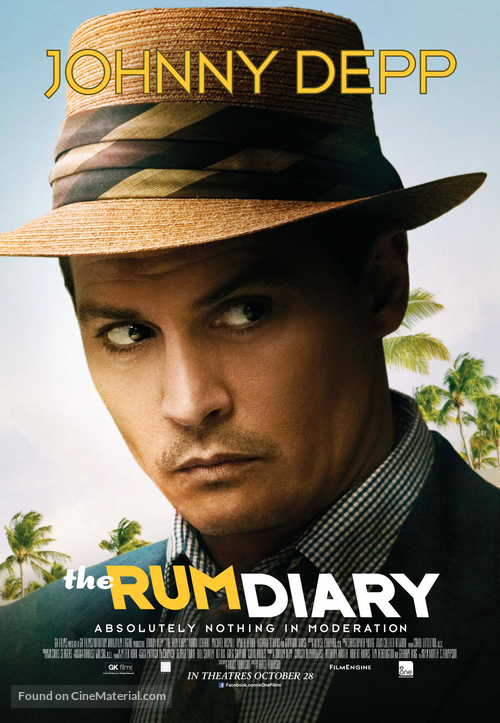 The Rum Diary - Canadian Theatrical movie poster